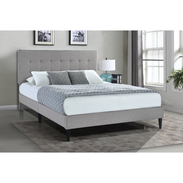 Norland Grid Tufted Upholstered Platform Bed W002018473 OnSales